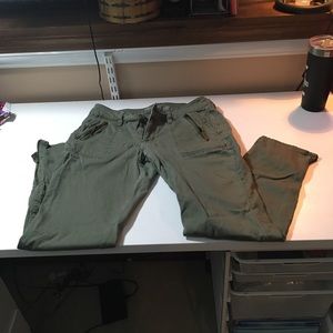 Olive green pants